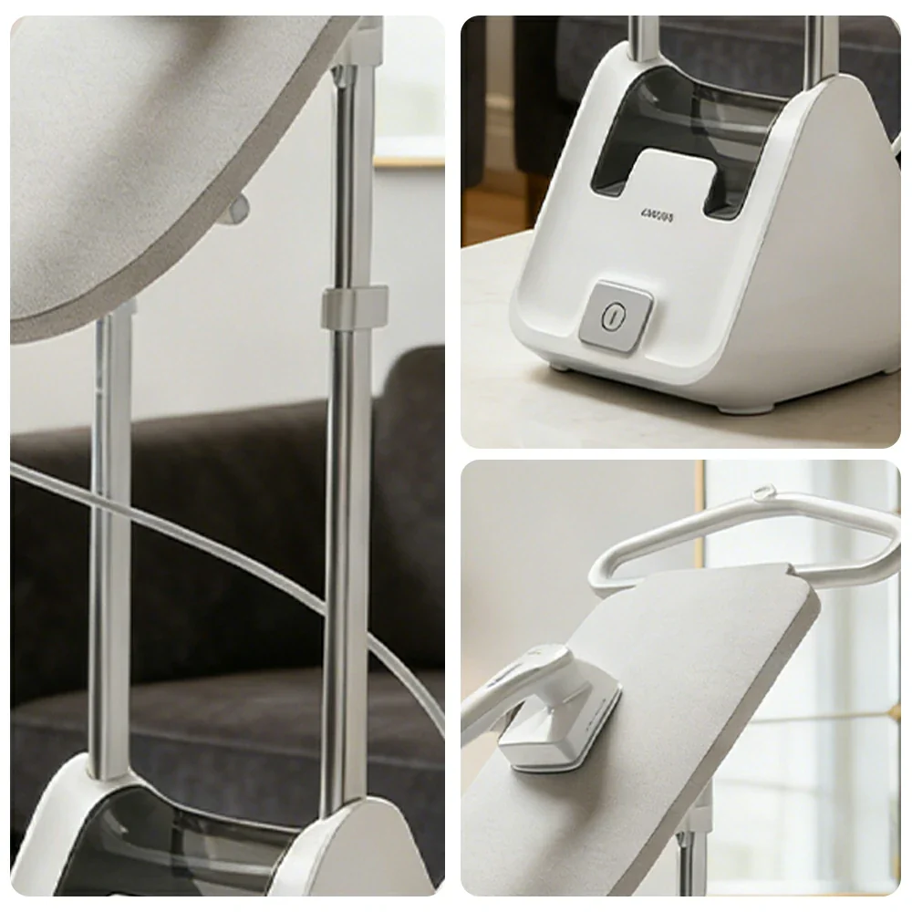 NEVORA Garment Steamer 2000W Dual-Boiler Technology 2.5L Water Tank 140 Degrees Celsius Soleplate - Image 3