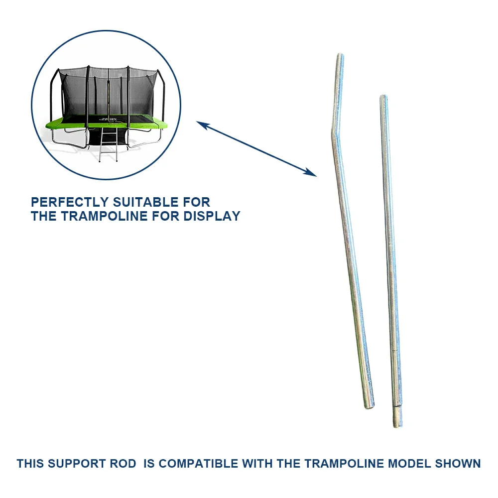 POP MASTER Trampoline Support Poles - 2 Pieces for 6/7/8/9FT Square Trampolines