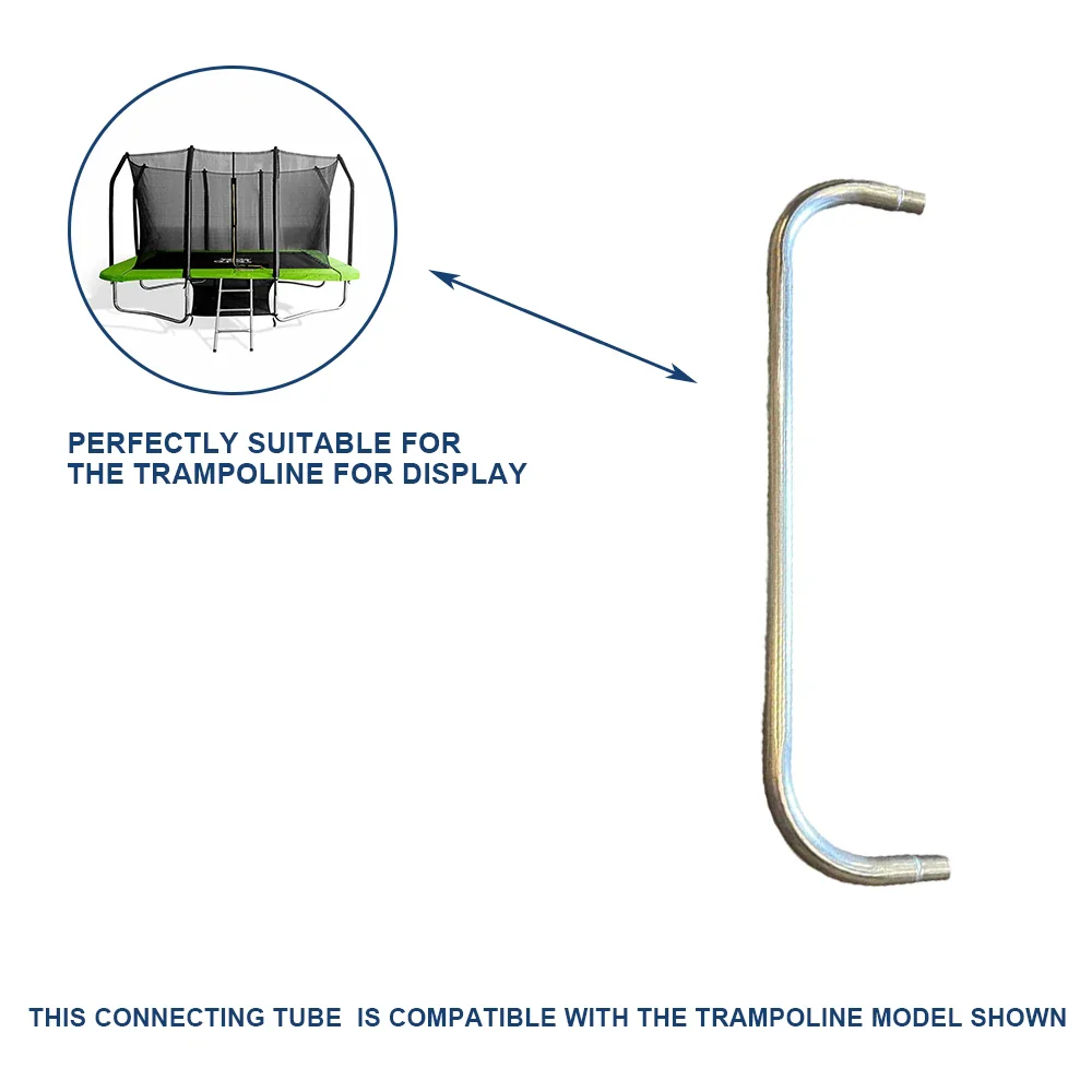 POP MASTER Trampoline U-Shaped Connectors - 2 Pieces for 6/7/8/9FT Square Trampolines