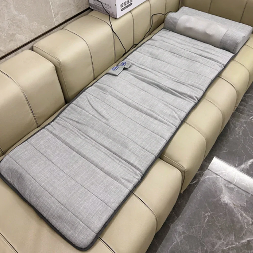 RELAXA Full-Body Massage Mat with Heat, Four-Node Kneading Massage, Breathable Fabric, Extra-Large Back Coverage Design - Image 2