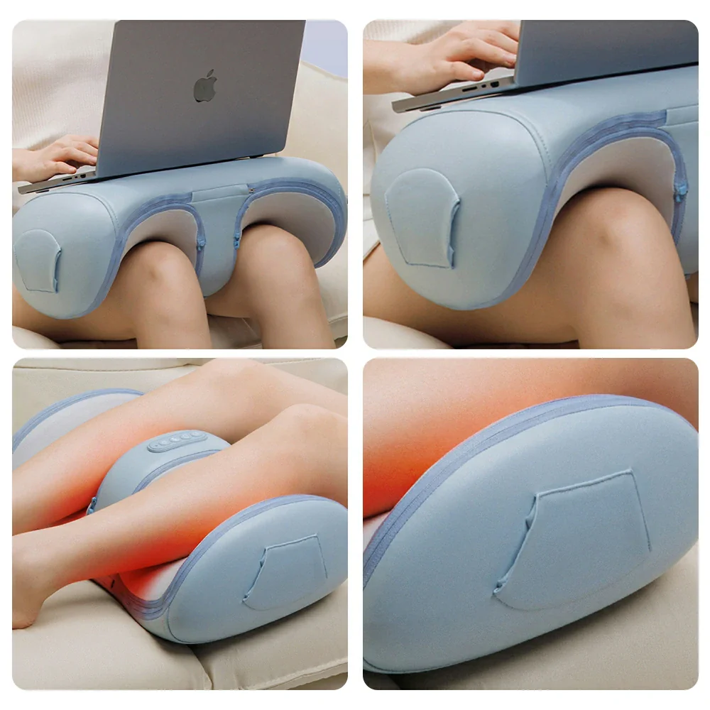 RELAXA Leg Massager with Heat Full Sole Warming Wide Ergonomic Design Remote Control Home Relaxation - Image 3