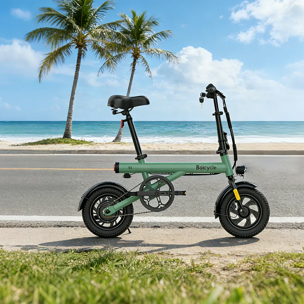 VOLTUS Electric Bike 400W Motor, 36V Lithium Battery, Waterproof, Adjustable Height, Aluminum Frame, 40km Assist Range, Extended Mudguards - Image 2