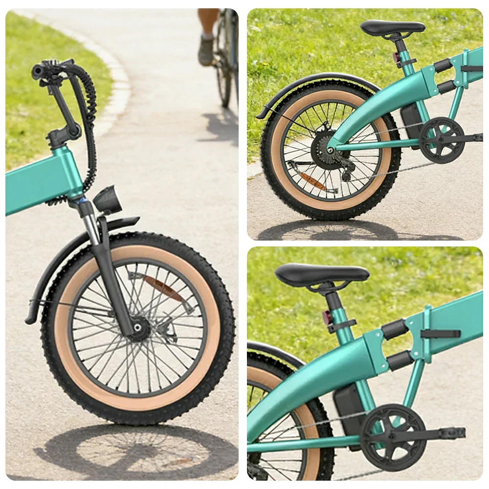 Leaf Living Foldable Electric Scooter, Dual Suspension, IPX4 Water Resistant, Steel Frame, Compact Travel Design - Image 3